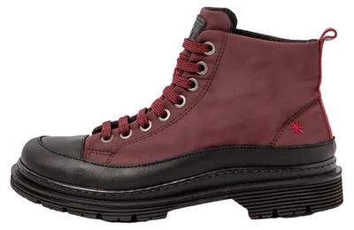 Produktbild von Art Stiefeletten Damen/Herren 1895 NYLON BURDEOS-BLACK/ BIRMINGHAM Farbe Rot