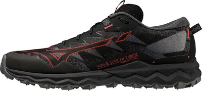 Produktbild von Mizuno Wave Daichi 7 GTX Herren-Laufschuhe, Schwarz/Rot, Größe L 46