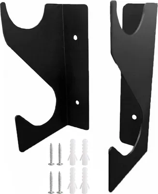 Produktbild von 1 Paar Klingen-Aufbewahrungsregal, Wandmontage mit Stanzschrauben, hohe Tragfähigkeit, rutschfester Lichtschwert-Ausstellungsständer, Klingenhalter, Wanddekoration, Klingen-Organizer