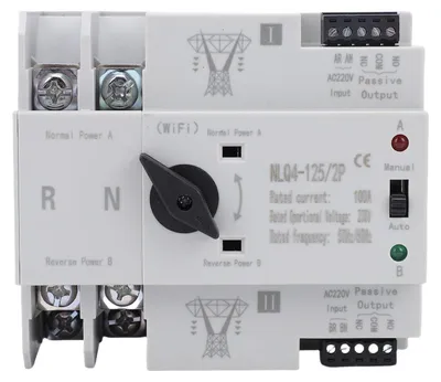 Produktbild von WiFi Dual Power Automatischer Umschalter 100A