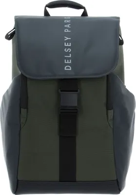 Produktbild von DELSEY PARIS Freizeitrucksack Rucksack mit Laptopfach Securflap Backpack 20,78L Army grün blau
