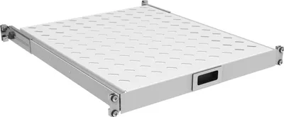 Image de EFB 19"1HE Fachboden,ausz. ET 550..650mm 30kg ST800 RAL9005