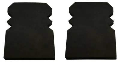 Produktbild von Kniepolster für Arbeitshosen, schwarz, 225 x 160 x 18 mm