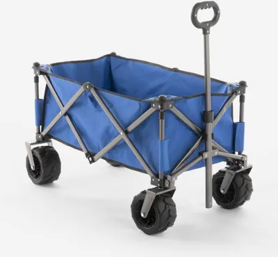 Image de Chariot pliable 4 roues 100 kg pour la plage et le jardin Sandy