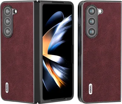 Produktbild von König Design Hülle kompatibel mit Kunstleder Handyhülle - Handy Case Violett