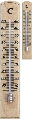 Produktbild von TFA-Dostmann Innenthermometer aus massiver Buche TFA 12.1004 Germany