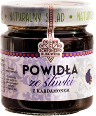 Produktbild von [SCHB] Pflaumenmarmelade mit Kardamom 230g - Schronisko Bukowina