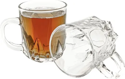 Produktbild von Almina 6er Set Diamant Teegläser Wassergläser-Set aus Glas transparent
