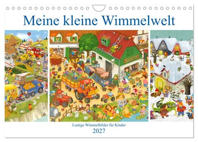 Produktbild von Meine kleine Wimmelwelt (Wandkalender 2027 DIN A4 quer), CALVENDO Monatskalender