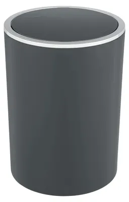 Immagine prodotto di WENKO Cestino per rifiuti Cestino per cosmetici Bagno 5L antracite
