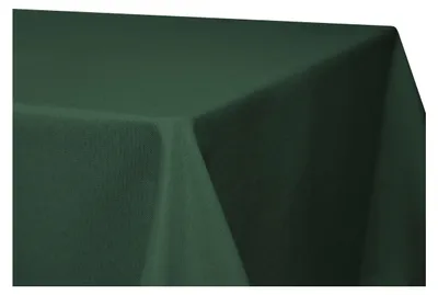Produktbild von Tischdecke Leinenoptik 110x140 cm eckig Dunkelgrün beschichtet wasserabweisend Lotuseffekt fleckenabaweisend