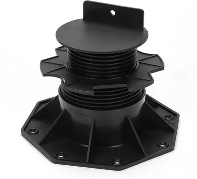 Obrázok produktu pre Jiubiaz Stilt Podporuje 10 ks Výškovo nastaviteľné 60MM-140MM pre vonkajšie palubovky Plastová nastaviteľná noha Terasa Alu & Drevo Terasa Podpora Nastaviteľná terasová doska Neskôr terasové dlaždice
