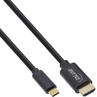 Produktbild von InLine® USB Display Kabel, USB-C Stecker zu HDMI Stecker, 5m