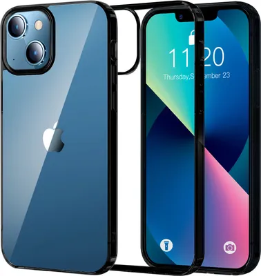 Produktbild von UNIQ Accessory iPhone 13 & iPhone 14 - Premium TPU Backcover - Black