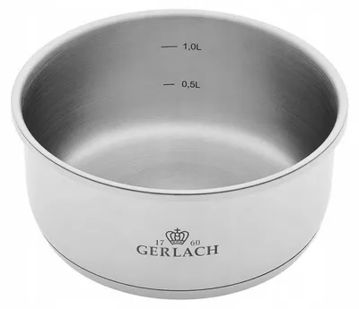 Produktbild von Gerlach Smart Steel Edelstahl Topf 16 cm