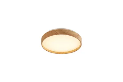 Obrázek produktu pro Stropní svítidlo LEANA2 LED 12W 3000K kovový buk, plast bílý V:6cm Ø26cm