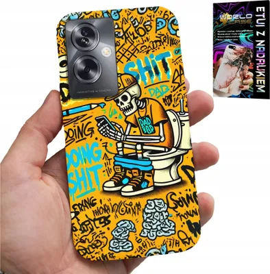 Obrázek produktu pro Pouzdro pro Oppo A79 5G - Doing Shit Bonehead On Kibble Case