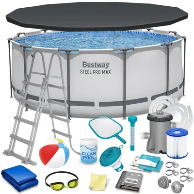 Immagine prodotto di Piscina da giardino con telaio 366 x 122 cm 18 in 1 Bestway 56420