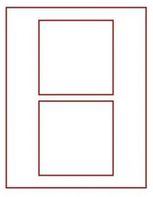 Produktbild von Lindner 2852 LINDNER d-Münzboxen mit quadratischen Vertiefungen für 2 Münzen/Medaillen bis 125 x 125 mm-Rauchglas / dunkelrote Einlage