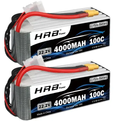 Obrázek produktu pro LiPo baterie, 22.2V, 4000mAh, vybíjecí kapacita 100C, 6S 4000 XT90 2PC