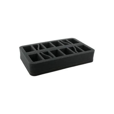 Productafbeelding van Schuimrubberinlegger, halve maat, 50 mm, met 16 verstelbare compartimenten