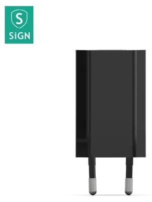 Productafbeelding van Stenski oplader voor iPhone, Android, 1A - zwart