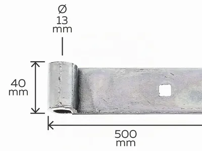 Obrázek produktu pro GAH-Alberts 313913, Pant, Ocel, Žlutá, Galvanicky pozinkovaný povlak, 7 mm, 10 kusů