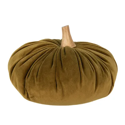 Produktbild von Clayre & Eef Dekoration Kürbis Ø 25x16 cm Grün Polyester