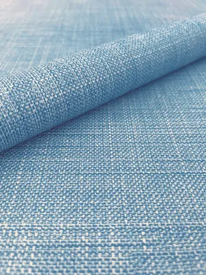 Produktbild von PVC Tischdecke Leinen BLAU Meterware Wachstuch Eckig Breite & Länge wählbar abwaschbar Leinenoptik geprägt , Größe:90 x 160 cm