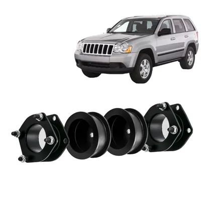 Zdjęcie produktu dla Zestaw poziomujący do Jeep Grand Cherokee WK i Commander XK, odpowiedni dla opon do 32", łatwy montaż, trwała konstrukcja ze stali węglowej
