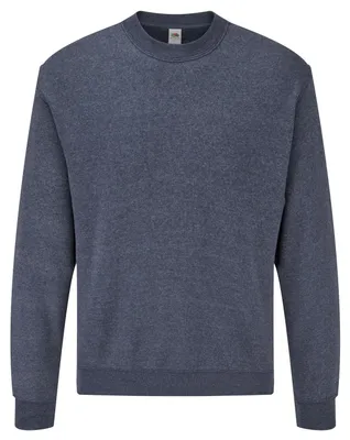Image de Fruit of the Loom - Sweat-shirt « Classic » pour hommes/femmes Unie LT1829 (S) (bleu marine)