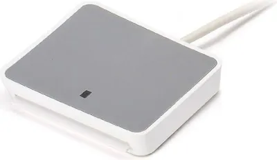 Produktbild von Identiv CLOUD 2700R USB weiß Chipkartenleser ISO 7816 USB 2.0 Maße BxHxT - Card-Reader