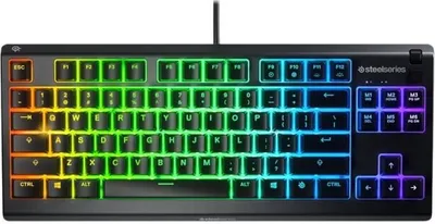 Obrázek produktu pro Steelseries APEX 3 TKL, Mini, Kabel, USB, AZERTY, RGB LED, Černá