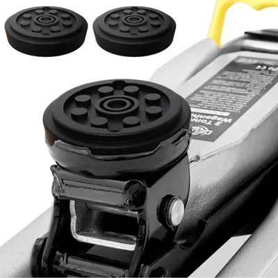 Produktbild von DEUBA® 3er Set Gummiauflage Wagenheber Universal Ø52mm rutschfest Gummipad Wagenheberaufnahme Rangierwagenheber Stempelwagenheber Hebebühne