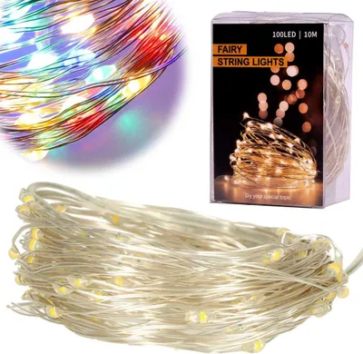 Produktbild von Dekorative Drahtleuchten LED 10m 100LED multicolour