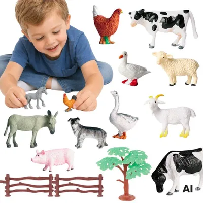 Immagine prodotto di Woopie Farm Figures Set 14 Pezzi.