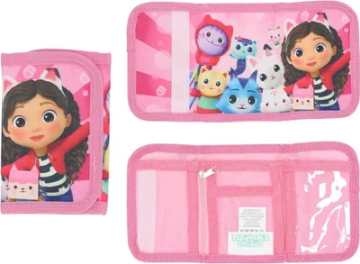 Produktbild von Gabby's Dollhouse Portemonnaie Geldtasche für Kinder mit Motivdruck