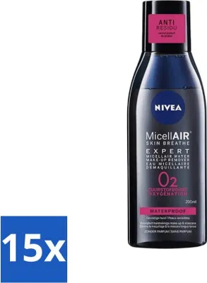 Produktbild von Nivea - Expert Make-up-Entferner - Mizellenwasser - Gesichtsreiniger - 200 ml - Vorteilspack - 15 Stücke