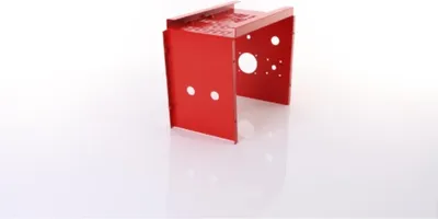 Image de Cadre de boîtier ELMAG (rouge), partie inférieure rouge