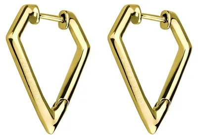 Produktbild von LIEBESKIND Damen-Creolen Edelstahl mattiert, LJ-0047-E-22, Gold