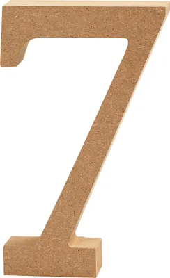 Produktbild von Zahl, 7, H 13 cm, Stärke: 2 cm, MDF, 1Stck