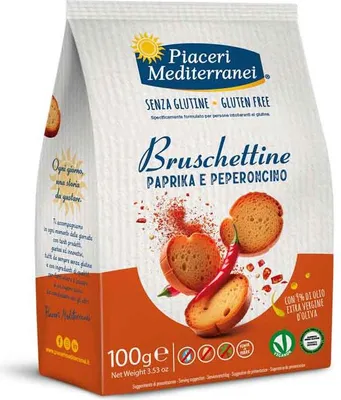 Produktbild von Piaceri Mediterranei Bruschettine Paprika 100g