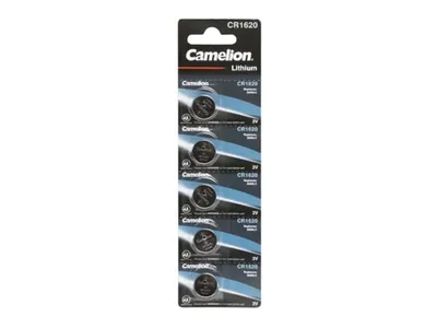 Produktbild von Lithium 1620 3,0 V - 60 mAh (5 Stück/Blister)