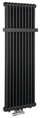 Obrázek produktu pro Koupelnový radiátor FEDE 1500x490 mm, 10 segmentů, černý matný