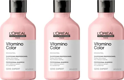 Produktbild von Vitamino Color Resveratrol Shampoo 3x300 ml