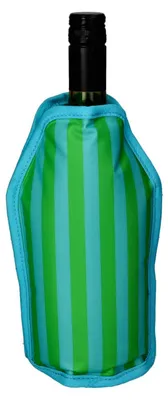 Produktbild von Gift Company Kühlmanschette Weinkühler Froid Streifen Grün Türkis