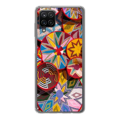 Produktbild von MuchoWow® Handyhülle Schutzhülle Hülle für Samsung Galaxy A12 Kreis - Muster - Farben Silikon Softcase Handy Hülle - Bild