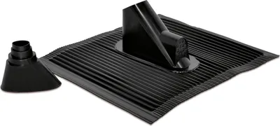 Produktbild von TechniSat Alu-Dachziegel Set, ziegelrot (Dacheinführung für Antennenmast)