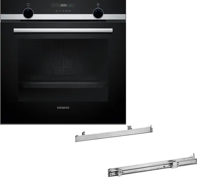 Siemens Einbau-Backofen HB517GBS3, inkl Clip-Auszug HZ538000