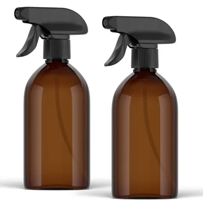 Image de Pulvérisateur en verre - 500 ml - Flacon vaporisateur - Pour plantes et cheveux - Lot de 2